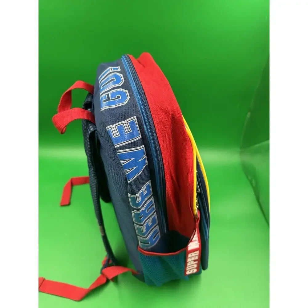 Super Mario Brothers backpack featuring‎ Mario on the front